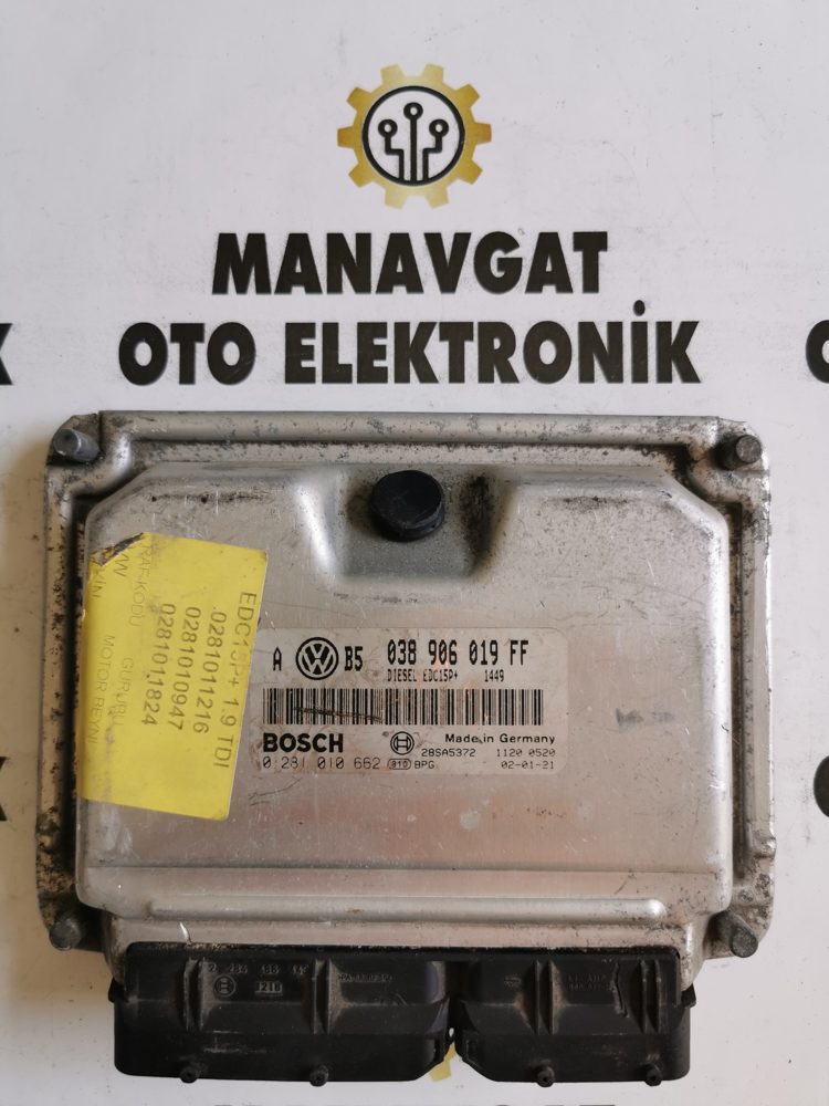BOSCH EDC15P MOTOR BEYNİ ECU 0281010662 038906019FF VW 1.9 TDI +