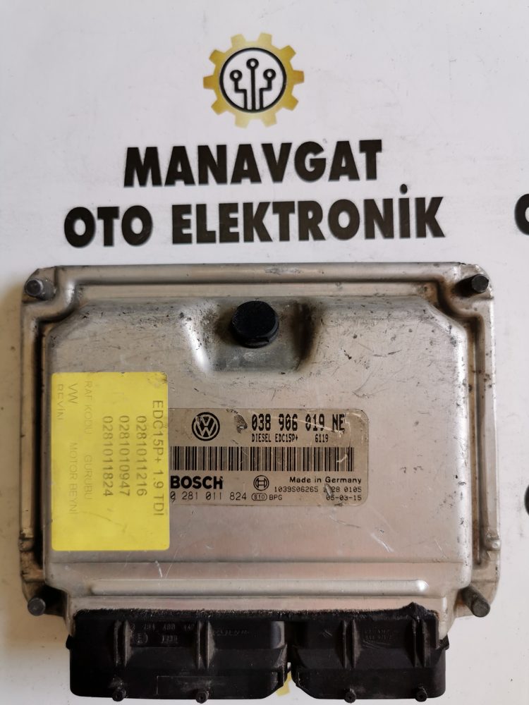 BOSCH EDC15P MOTOR BEYNİ ECU 0281011824 038906019NE VW 1.9 TDI +